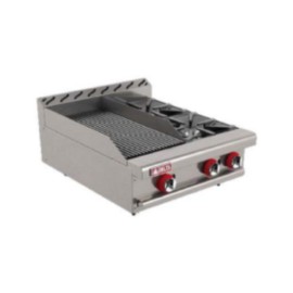 Asador Combianado + Plancha a Gas 1-ASR 2-Q-MASTER DELTA