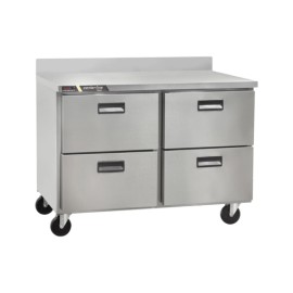 Congelador bajo barra 48”, 4 cajones, mesa de trabajo CLUC-48F-DW-WT CENTERLINE