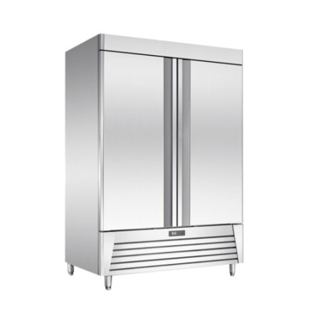 Congelador Industrial Vertical en Acero Inox. 2 Puertas Sólidas 47 Pies UR-54F-2 MIGSA