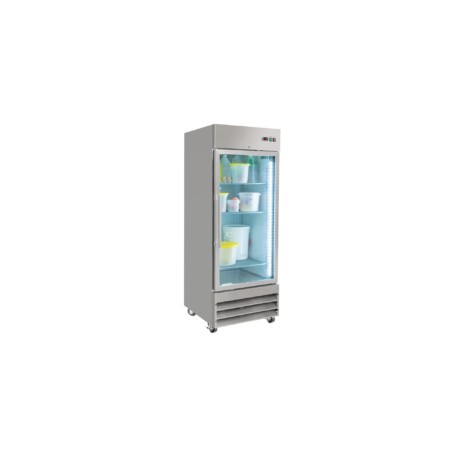 Congelador Vertical 1 Puerta de Cristal CV-1PC-SS-01 ICEHAUS