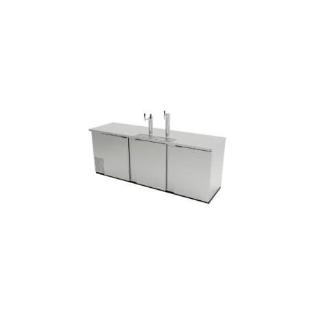 Dispensador de Cerveza de 3 Barriles 177 cm ADDC-94-S ASBER