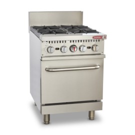Estufa a Gas Acero Inoxidable 4 Quemadores EST-4QH TORREY