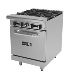 Estufa Industrial 4 Quemadores y Horno AER-4-24 ASBER