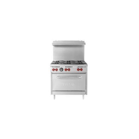 Estufa industrial 6 quemadores con horno SX36-6BP VULCAN
